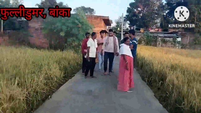 फूलीडूमर प्रखंड के घनुवां गांव में हो रहे पीसीसी सड़क निर्माण कार्य का पंचायत समिति सदस्या ने किया निरीक्षण