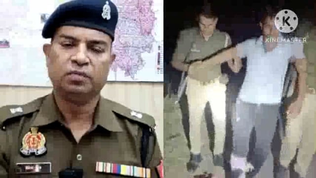 आजमगढ थाना कोतवाली सिक्स लेन बाईपास के पास पुलिस बदमाशों में हुई मुठभेड़ दो हत्या आरोपी बदमाश गिरफ्तार