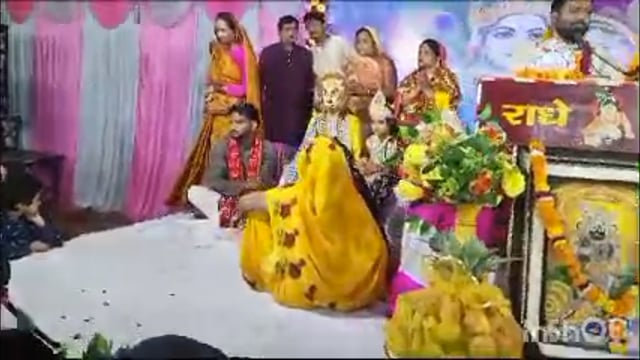 इटियाथोक बाजार में चल रही श्रीमद् भागवत कथा में कई संतों का हुआ आगमन आयोजको ने किया स्वागत वंदन