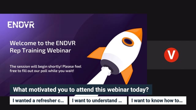 ENDVR: Rep Training Webinar