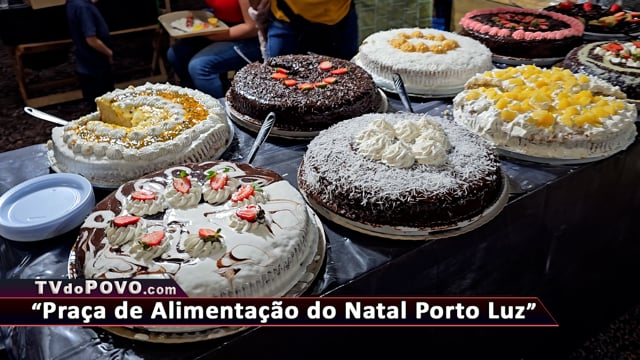 Praça de Alimentação do Natal Porto Luz em Porto Velho