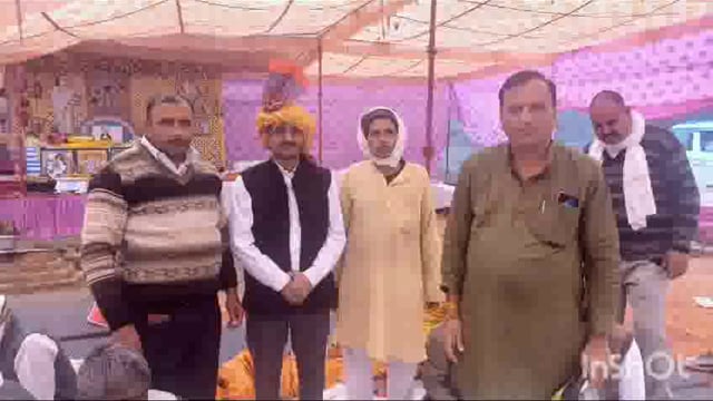 मथुरा गोवर्धन विधानसभा सपा प्रत्याशी श्री विधायक महेश चंद उर्फ गोल्डी भैया गांव डोंगपुरा पहुंचे