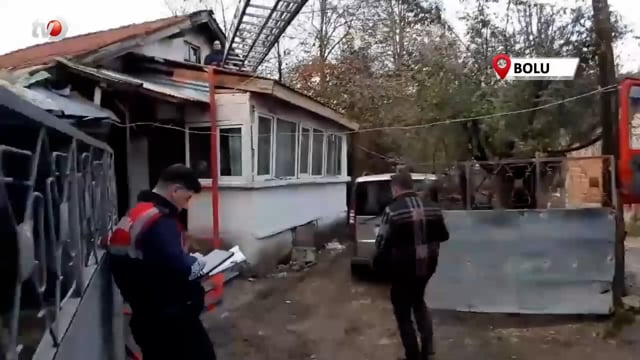 Ahşap Evde Elektrik Kabloları Yangın Çıkardı