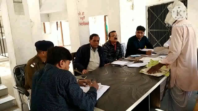 सिरदला एवं परना डाबर थाना परिसर में जनता दरबार आयोजित कर दो मामलों का किया गया निष्पादन