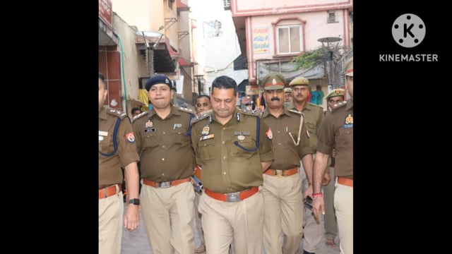 6 दिसंबर की संवेदना सीता की दृष्टिगत जनपद मथुरा में शक्ति एवं सुरक्षा अवस्था बनाए रखने की द्वारा एसीपी मथुरा व जनपद