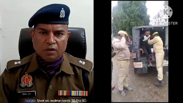 आजमगढ थाना देवगाँव पुलिस पर जानलेवा हमला करने वाले 02 शातिर बदमाश पुलिस मुठभेड़ में घायल