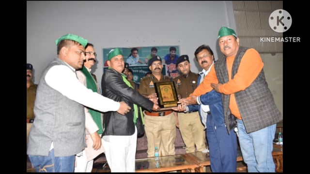 भारतीय किसान यूनियन लोक शक्ति के पदाधिकारी एवं कार्यकर्ताओं द्वारा पुलिस सम्मान समारोह का आयोजन करते हुए श्रीमान पुलिस 