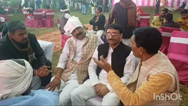 गोवर्धन विधानसभा 83 के सपा प्रत्याशी रहे श्री महेश चंद शर्मा उर्फ गोल्डी भैया पहुंचे शिवपाल चाचा के आवास पर