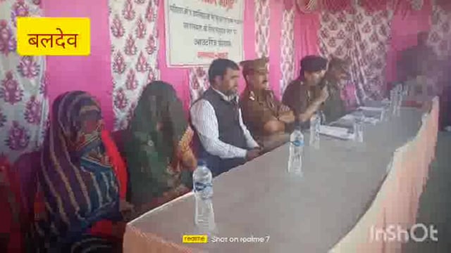 बलदेव ग्राम पंचायत मरोड़ा में भी चला जागरूकता अभियान बालिकाओं के इंटर के विद्यालय की उठी मांग