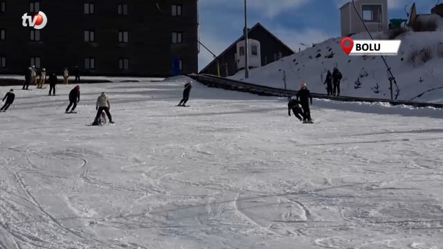 Kartalkaya’da Kayak Sezonu Açıldı