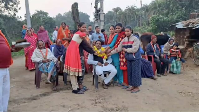 भाजपा के प्रदेश प्रकोष्ठ के प्रभारी बने मृत्युंजय: ग्रामीणों ने किया सम्मान समारोह