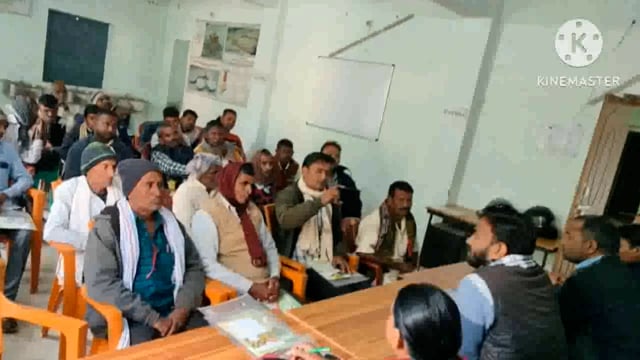 ई किसान भवन सिरदला में किसानों को रवि फसल को लेकर दिया गया प्रशिक्षण किया गया किसान गोष्ठी का आयोजन