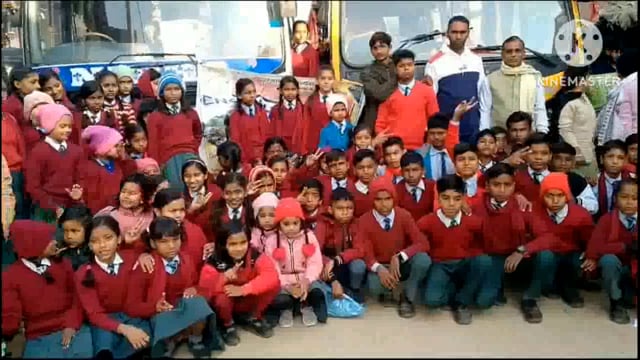 शैक्षणिक भ्रमण के लिए मेंही इंग्लिश स्कूल के बच्चे को ले जाया गया बोध गया