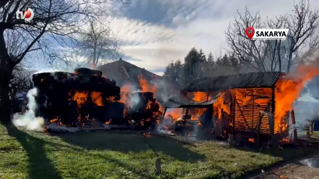 Samanlık Alev Topuna Döndü