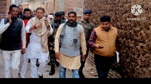 सिरदला प्रखंड के मृतक के घर नरौली गांव पहुंचे सांसद चंदन सिंह पीड़ित परिजनों को दिया सान्त्वना