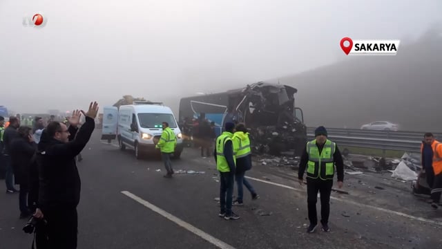 Kuzey Marmara Otoyolu’ndaki Kazada Dehşeti Yaşayan Yolcular İstanbul’a Getirildi