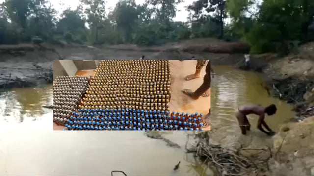 चांदन थाना पुलिस ने गुप्त सूचना पर पोखर से 1202 बोतल विदेशी शराब किया बरामद 