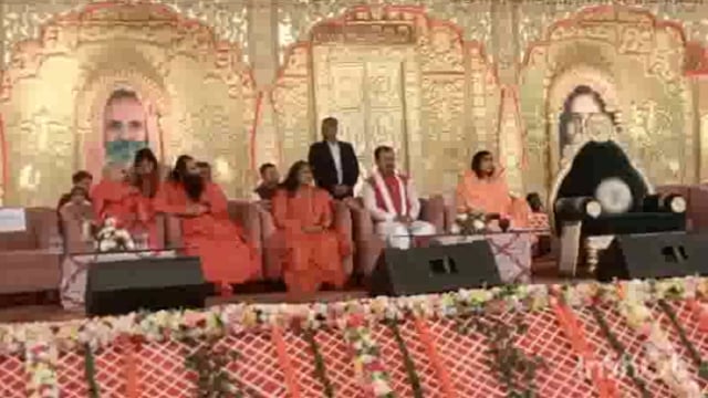 मथुरा वृंदावन के वात्सल्य ग्राम में मां साध्वी ऋतंभरा जी का षष्टी पूर्ति महोत्सव आयोजित किया गया सीएम पहुचे