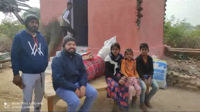 चार निशहाय मासूम बच्चों मिला सहारा 