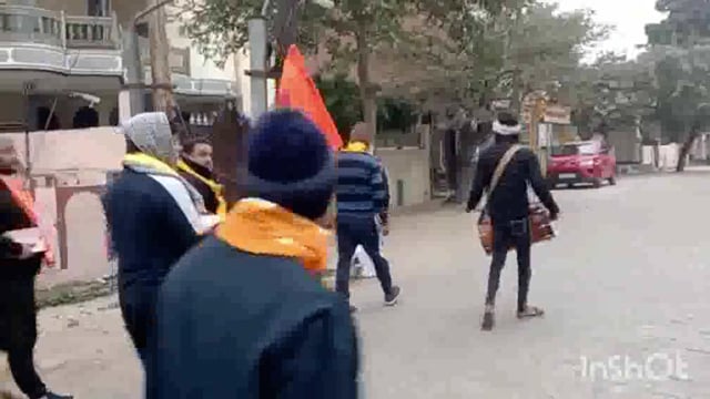 अयोध्या से आये पूजित अक्षत का बितरण निमंत्रण अभियान शुरू200 रामभक्तों की टोलियों ने 15हजार परिवारों को नियंत्रित किया