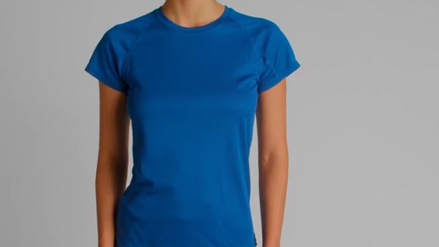 Video av Bahrain kortärmad funktions T-shirt för dam