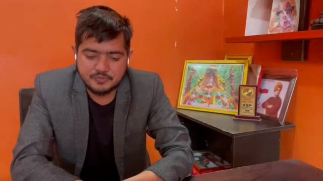 राष्ट्रीय छात्र पंचायत के राष्ट्रीय अध्यक्ष शिवम पांडे ने यूपी पुलिस के कार्य शैली पर लगाया सवालियां निशान