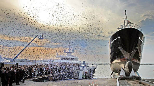 Varo dello yacht CRN Blue Eyes̀