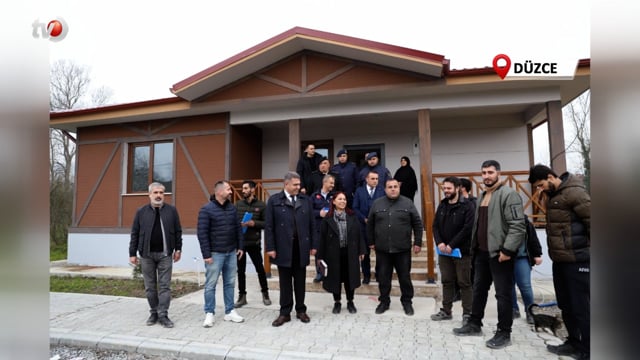 Kırsal Afet Konutları Düzce'de Yükseliyor