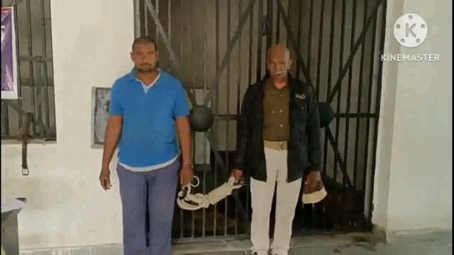 पुलिस ने एक वारंटी को गिरफ्तार कर भेजा न्यायालय