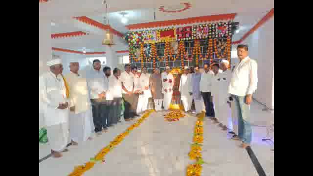 बोंबळी येथे श्री हनुमान मंदिरात आराधना कार्यक्रम संपन्न