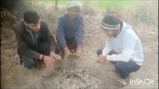 थाना फरह क्षेत्र लोगों के लिए सर्दी में अलाब बना सहारा 