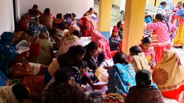 सामेकित बाल विकास परियोजना कार्यालय में सभी चयन मुक्त आंगनवाड़ी सेविका एवं सहायिकाओं ने दिया अपना- अपना योगदान