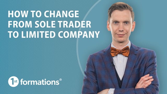 Thumbnail for video titled How to change from sole trader to limited company.