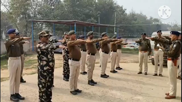 परना डगर थाना की पुलिसकर्मियों ने लिया शपथ, घटना की सूचना पर करेंगे त्वरीत करवाई