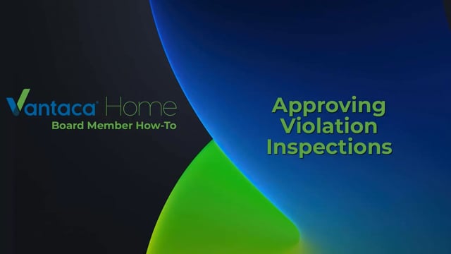 Approving Violation Inspections