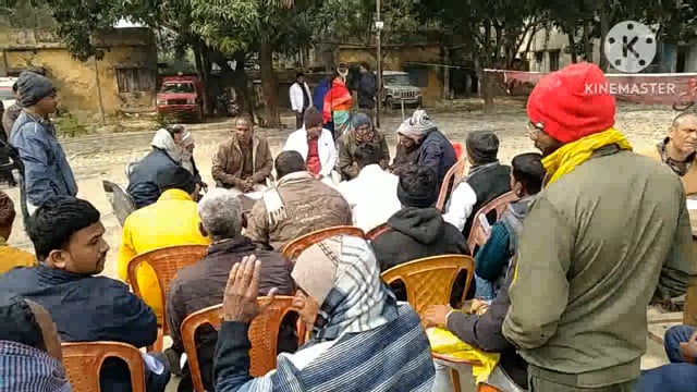 थाना परिसर में शनिवार को जनता दरबार आयोजित कर चार मामलों का किया गया निष्पादन