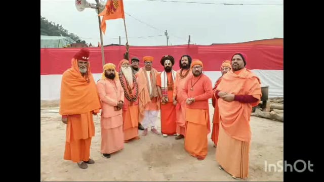 अयोध्या  पहुंचे बृजवासी गौ रक्षक सेना भारत संगठन के कार्यकर्ता