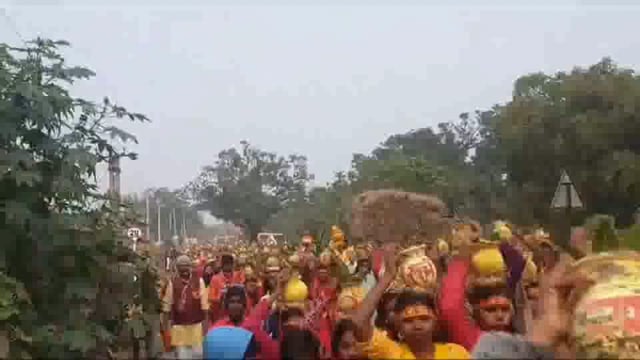 पूरा भारत राम नाम के नारे से गुज रहे है,ऐसे ही तस्वीर भागलपुर से नजर आ रहा है।