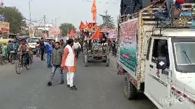 श्री राम मंदिर प्राण प्रतिष्ठा के पावन अवसर पर इटियाथोक में निकाली गई भव्य झांकी क्षेत्र हो गया राममय