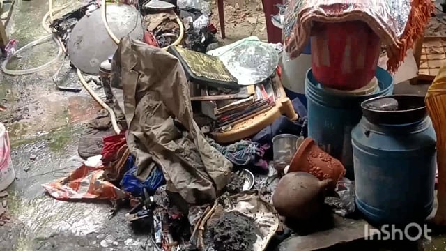 लखीसराय नगर थाना क्षेत्र के संतर मुहल्ला स्थित एक घर में आग लगने से पचास हजार रूपये की संपत्ति हुई राख      