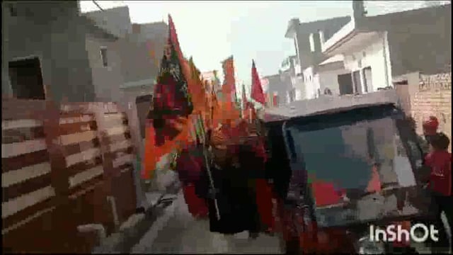 बृजवासी गौ रक्षक सेना भारत संगठन की प्रदेश अध्यक्ष महिला मोर्चा ने विशाल रैली निकाली