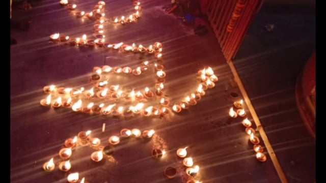 ब्रेकिंग न्यूज़ बहराइच इस तरीके से भव्य रूप में सजा मंदिर