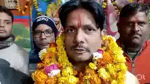 नवल किशोर सोनी के द्वारा अयोध्या में चल रही रामलीला में मंजन करने  के उपरांत इटियाथोक पहुंचने पर हुआ भव्य स्वागत