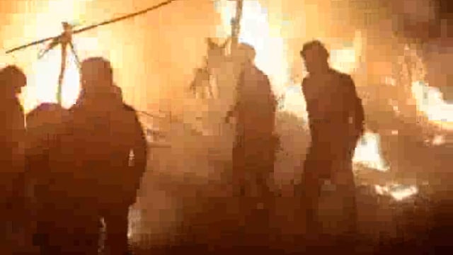 सुरीर कोतवाली क्षेत्र के विधौनी गांव में आग लगी पशुओं के बाडे में आधा दर्जन पशु जलकर हुए घायल एक पशु की मौत