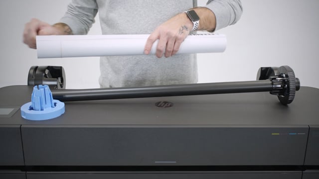 Changing Paper on Your Desktop Poster Printer