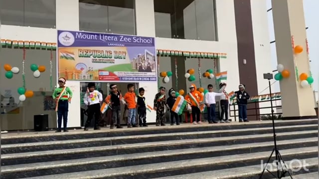 लखीसराय  माउंट लिट्रा जी स्कूल परिसर में गणतंत्र दिवस के मौके पर सांस्कृतिक एवं देशभक्ति कार्यक्रम आयोजित