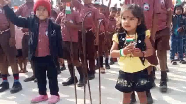 सरकारी विद्यालयों से लेकर प्राइवेट स्कूलों में गणतंत्र दिवस हर्षोल्लास से मनाया गया।।