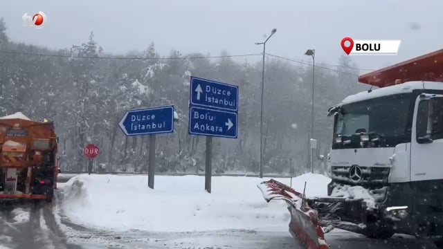 Bolu Dağı Geçişinde Ulaşım Rahat Sağlanıyor