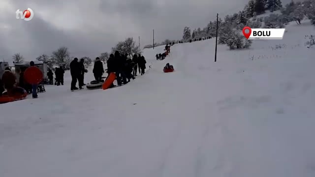 Köylülerin Pisti Kayak Merkezi Haline Geldi