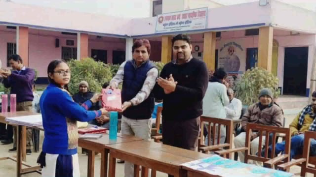 रेहरा हनोमान प्रसाद वर्मा इंटर कॉलेज में हिन्दुस्तान पेट्रोलियम द्वारा चित्रात्मक प्रतियोगिता का किया गया आयोजन।